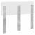 Tăblie cap cu headboard Gri din beton 120 cm Lemn compozit GartenMobel Dekor