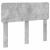 Tăblie cap cu headboard Gri din beton 120 cm Lemn compozit GartenMobel Dekor