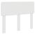 Tăblie cap cu headboard Alb Lucios 120 cm Lemn compozit GartenMobel Dekor