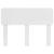 Tăblie cap cu headboard Alb Lucios 120 cm Lemn compozit GartenMobel Dekor