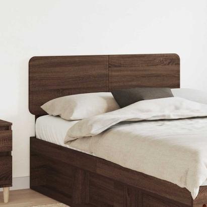 Tăblie cap cu headboard Stejar închis 120 cm Lemn compozit GartenMobel Dekor