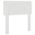 Tăblie cap cu headboard Alb Lucios 100 cm Lemn compozit GartenMobel Dekor