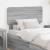 Tăblie cap cu headboard Gri Sonoma 100 cm Lemn compozit GartenMobel Dekor
