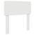 Tăblie cap cu headboard Alb 90 cm Lemn compozit GartenMobel Dekor