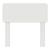 Tăblie cap cu headboard Alb 90 cm Lemn compozit GartenMobel Dekor