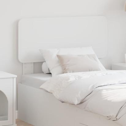 Tăblie cap cu headboard Alb 90 cm Lemn compozit GartenMobel Dekor