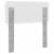 Tăblie cap cu headboard Gri din beton 90 cm Lemn compozit GartenMobel Dekor