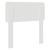 Tăblie cap cu headboard Alb 80 cm Lemn compozit GartenMobel Dekor