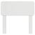 Tăblie cap cu headboard Alb Lucios 80 cm Lemn compozit GartenMobel Dekor