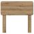 Tăblie cap cu headboard Stejar Artizanal 80 cm Lemn compozit GartenMobel Dekor