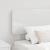Tăblie cap cu headboard Alb Lucios 75 cm Lemn compozit GartenMobel Dekor
