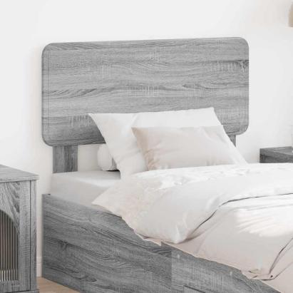 Tăblie cap cu headboard Gri Sonoma 75 cm Lemn compozit GartenMobel Dekor