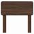 Tăblie cap cu headboard Stejar închis 75 cm Lemn compozit GartenMobel Dekor