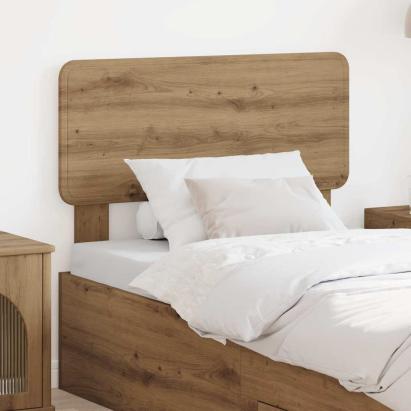 Tăblie cap cu headboard Stejar Artizanal 75 cm Lemn compozit GartenMobel Dekor