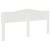 Tăblie cap cu headboard Alb 200 cm Lemn compozit GartenMobel Dekor