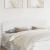 Tăblie cap cu headboard Alb 200 cm Lemn compozit GartenMobel Dekor