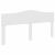 Tăblie cap cu headboard Alb 200 cm Lemn compozit GartenMobel Dekor