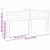 Tăblie cap cu headboard Gri din beton 200 cm Lemn compozit GartenMobel Dekor