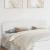 Tăblie cap cu headboard Alb Lucios 200 cm Lemn compozit GartenMobel Dekor