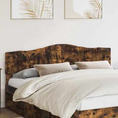 Tăblie cap cu headboard Stejar fumuriu 200 cm Lemn compozit GartenMobel Dekor