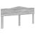 Tăblie cap cu headboard Gri Sonoma 200 cm Lemn compozit GartenMobel Dekor