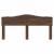 Tăblie cap cu headboard Stejar închis 200 cm Lemn compozit GartenMobel Dekor