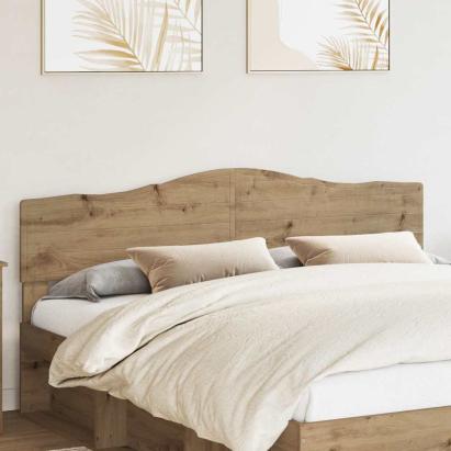 Tăblie cap cu headboard Stejar Artizanal 200 cm Lemn compozit GartenMobel Dekor