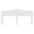 Tăblie cap cu headboard Alb Lucios 180 cm Lemn compozit GartenMobel Dekor