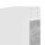 Tăblie cap cu headboard Gri din beton 160 cm Lemn compozit GartenMobel Dekor