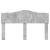 Tăblie cap cu headboard Gri din beton 160 cm Lemn compozit GartenMobel Dekor