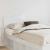 Tăblie cap cu headboard Alb Lucios 160 cm Lemn compozit GartenMobel Dekor