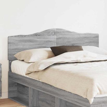 Tăblie cap cu headboard Gri Sonoma 160 cm Lemn compozit GartenMobel Dekor