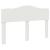 Tăblie cap cu headboard Alb Lucios 150 cm Lemn compozit GartenMobel Dekor