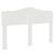 Tăblie cap cu headboard Alb Lucios 150 cm Lemn compozit GartenMobel Dekor