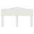 Tăblie cap cu headboard Alb Lucios 150 cm Lemn compozit GartenMobel Dekor