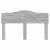 Tăblie cap cu headboard Gri Sonoma 150 cm Lemn compozit GartenMobel Dekor