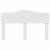 Tăblie cap cu headboard Alb 140 cm Lemn compozit GartenMobel Dekor
