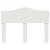 Tăblie cap cu headboard Alb 135 cm Lemn compozit GartenMobel Dekor