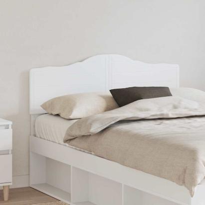 Tăblie cap cu headboard Alb 135 cm Lemn compozit GartenMobel Dekor