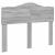 Tăblie cap cu headboard Gri Sonoma 135 cm Lemn compozit GartenMobel Dekor