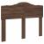 Tăblie cap cu headboard Stejar închis 135 cm Lemn compozit GartenMobel Dekor