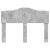 Tăblie cap cu headboard Gri din beton 120 cm Lemn compozit GartenMobel Dekor