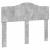 Tăblie cap cu headboard Gri din beton 120 cm Lemn compozit GartenMobel Dekor