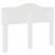 Tăblie cap cu headboard Alb Lucios 120 cm Lemn compozit GartenMobel Dekor