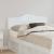 Tăblie cap cu headboard Alb Lucios 120 cm Lemn compozit GartenMobel Dekor