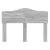 Tăblie cap cu headboard Gri Sonoma 120 cm Lemn compozit GartenMobel Dekor