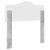 Tăblie cap cu headboard Gri din beton 100 cm Lemn compozit GartenMobel Dekor