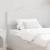 Tăblie cap cu headboard Alb Lucios 100 cm Lemn compozit GartenMobel Dekor