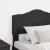 Tăblie cap cu headboard Stejar Negru 90 cm Lemn compozit GartenMobel Dekor