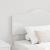Tăblie cap cu headboard Alb Lucios 90 cm Lemn compozit GartenMobel Dekor